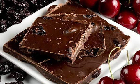 Midnight Cherry Bark • 74% Dark Chocolate