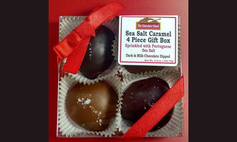 Sea Salt Caramel Gift Box (4 pc.) or Rich Caramel (4 pc.)