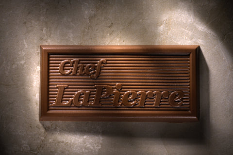 Chef LaPierre Sculpted 34% Milk Chocolate Bar