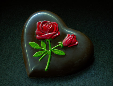 Heart with Two Roses